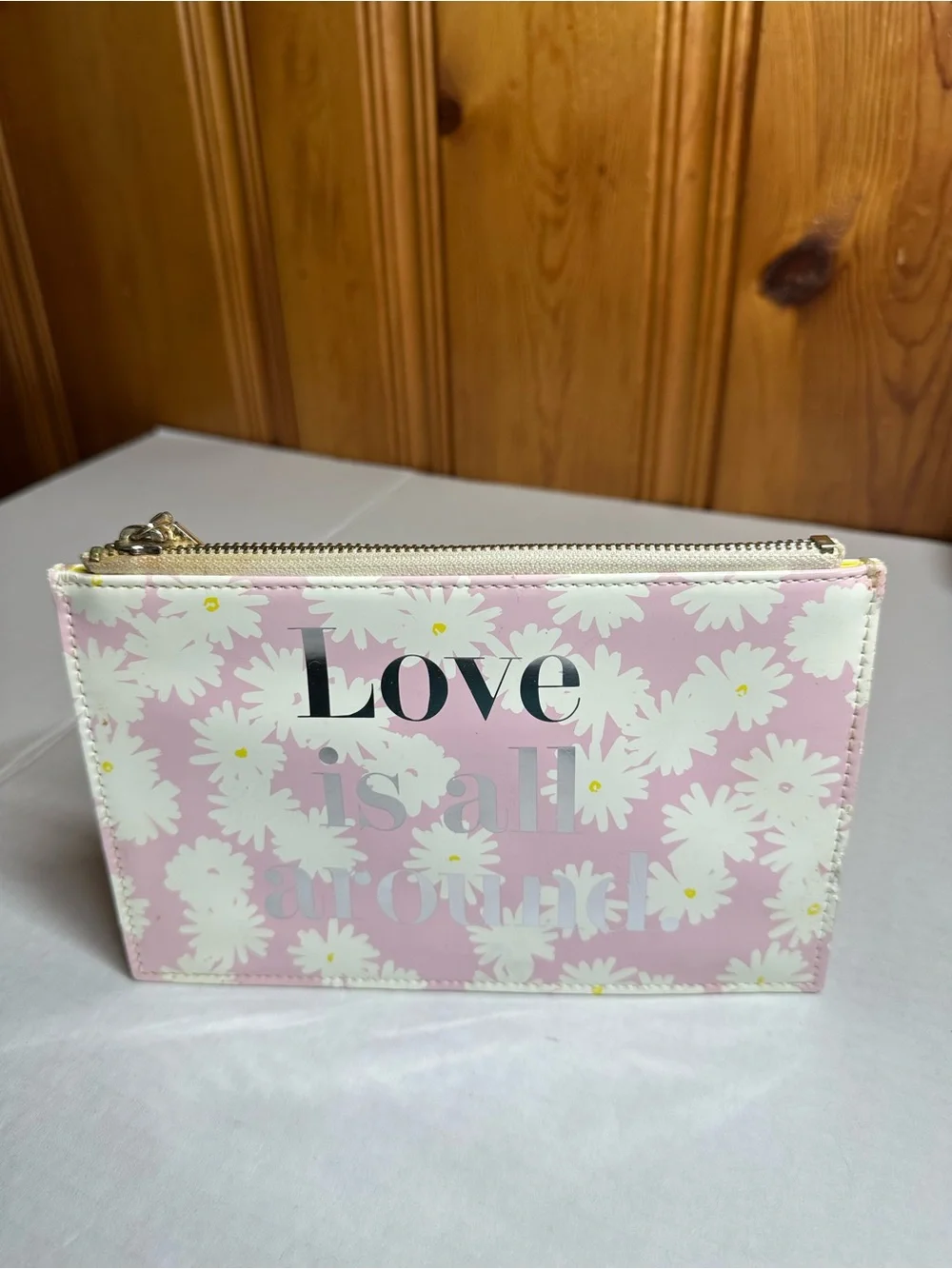 kate spade Pink Daisy Cosmetic Zip Pouch